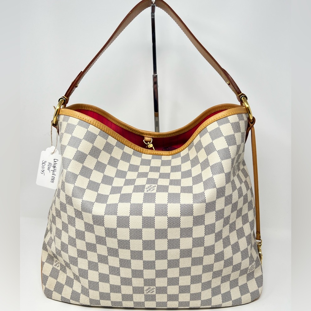 LOUIS VUITTON Delightful MM Damier Azur